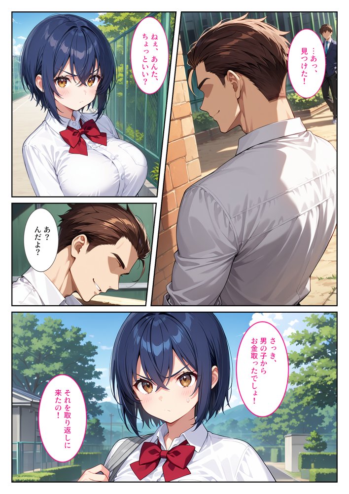 僕の爆乳彼女が絶倫ヤンキーに寝取られて性玩具にされる話