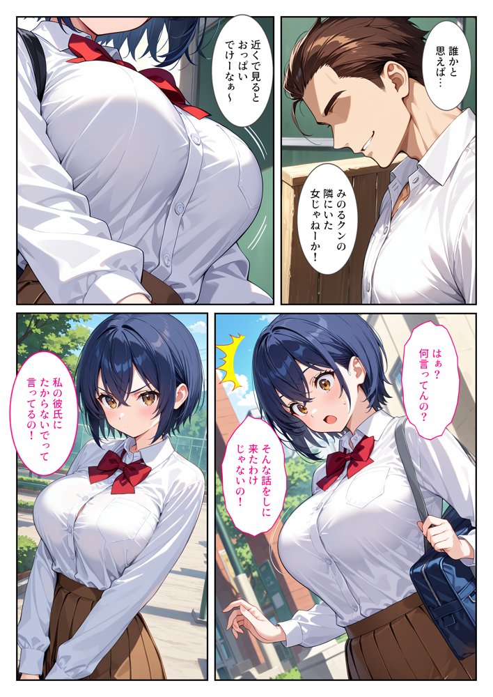 僕の爆乳彼女が絶倫ヤンキーに寝取られて性玩具にされる話