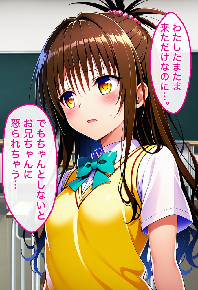 催●で「絶頂回数=成績」となった学校で古手川 美柑 ヤミ モモが絶頂回数を競い合う話【ToL●VEる漫画138P】