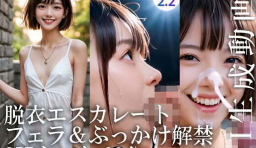 脱衣エスカレート【微乳ギリギリMIX 続編】― フェラ＆ぶっかけ解禁/257カット【wan2.2】