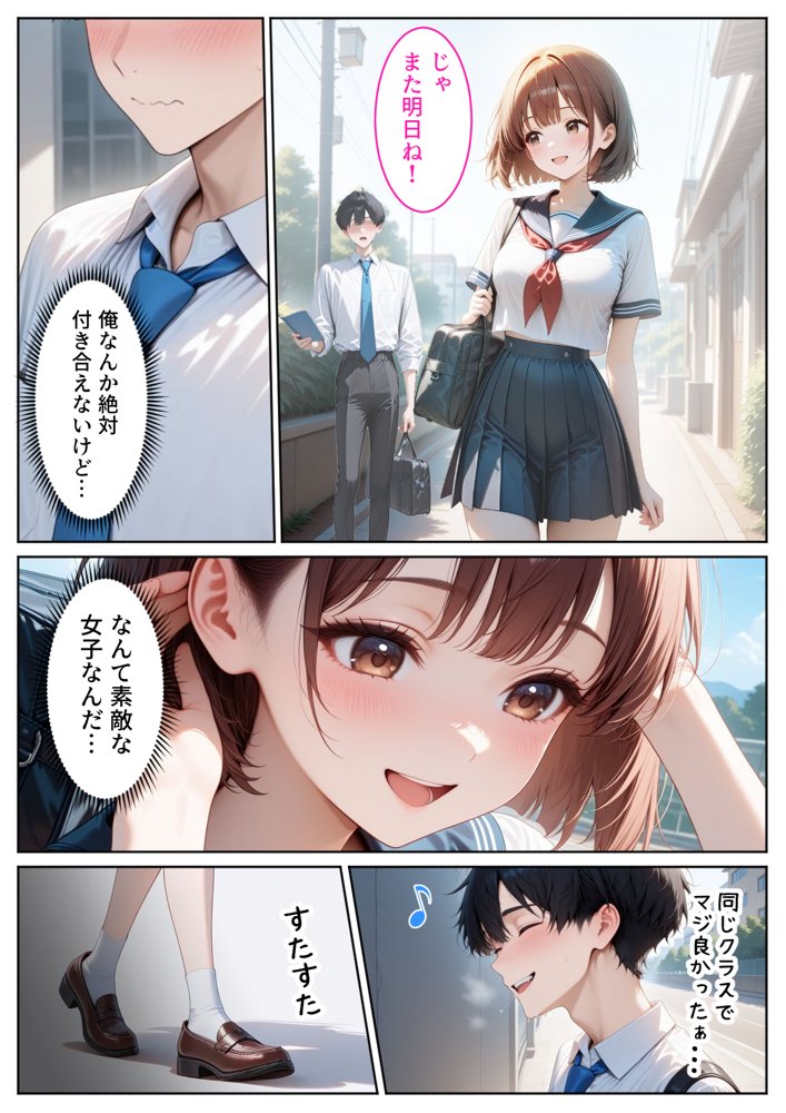 【いきなりエロミッション】スマホでイイナリJ◯  〜謎の任務で人生逆転〜