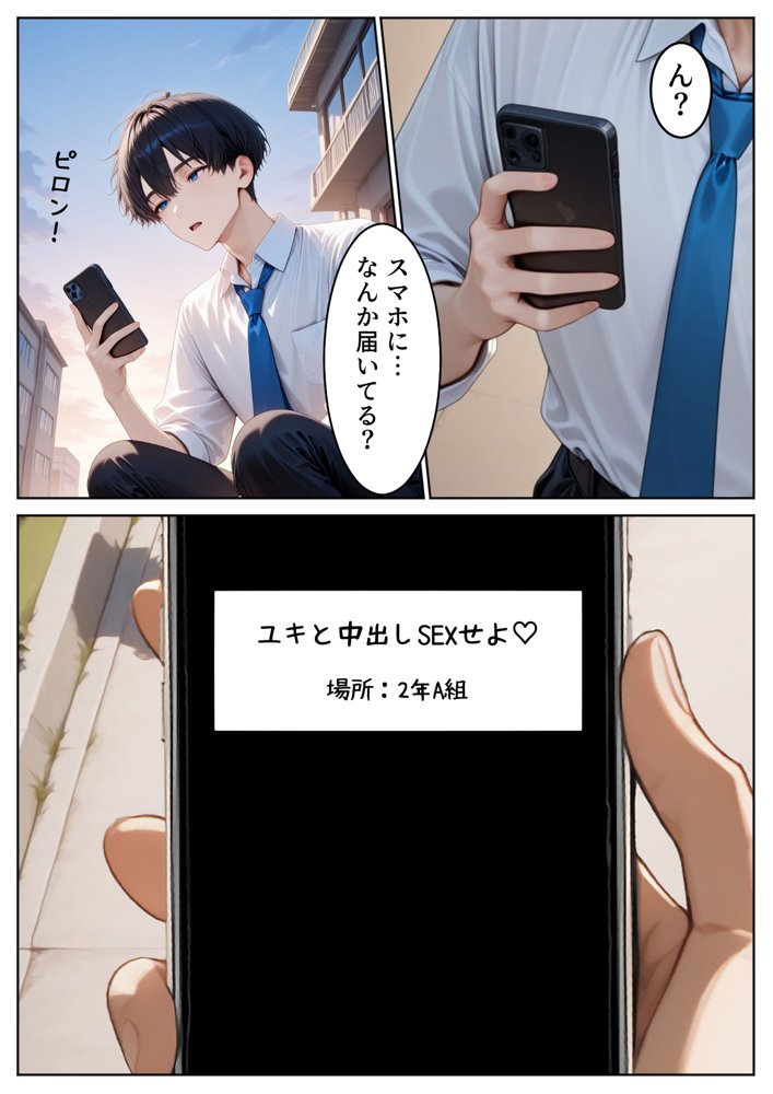 【いきなりエロミッション】スマホでイイナリJ◯  〜謎の任務で人生逆転〜