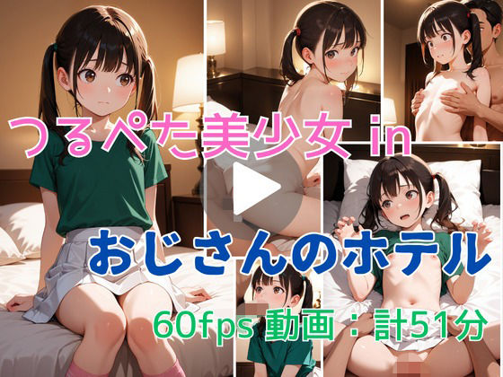 つるぺた美少女 in おじさんのホテル